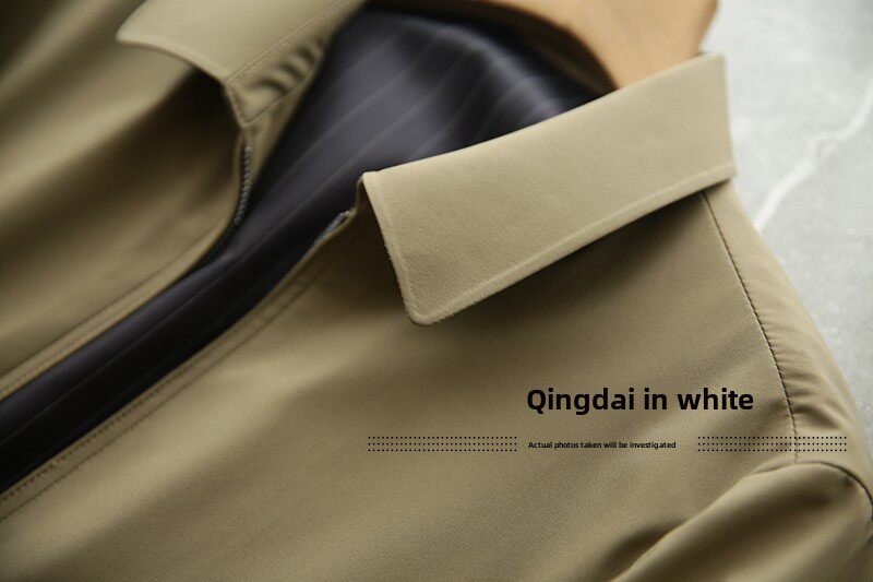 Классическая отворот Старый кадр серия Пересечение внешняя торговля мужской одежда фабрика вырезать хвост Вкус бизнес механическая обработка куртка осень                