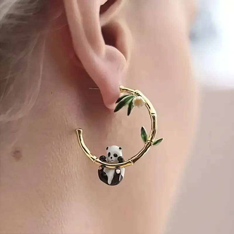 Cute cartoon fresh creative design earrings