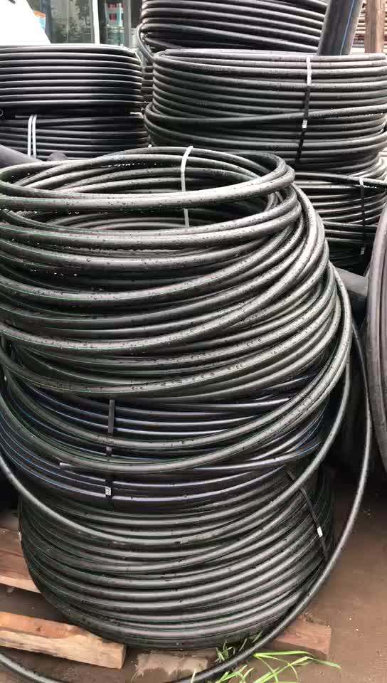 Pn16 Sdr11 Black Poly Pipe 1 Inch Hdpe Plastic Coil Tube Price List
