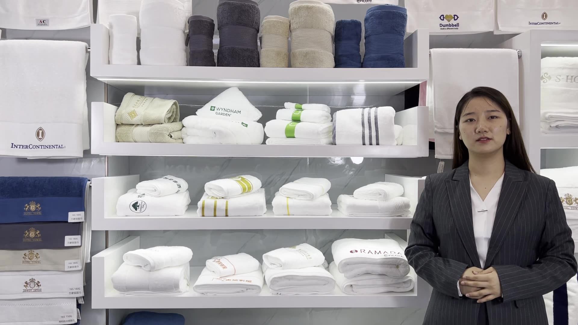 100 Cotton Custom Logo 5 Star Luxury Towels 5 Star Hotel Luxury Bath