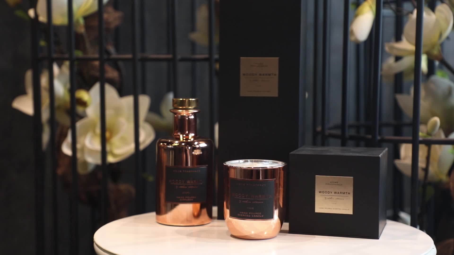 M&sense Professional Luxury Custom Reed Aroma Glass Waterless Essential