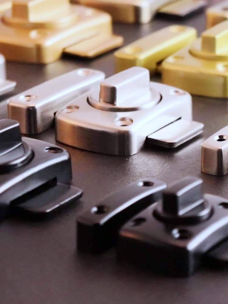 Thickened alloy door latch lock Security door bolt Door buckle Powder room latch Wooden door open latch lock