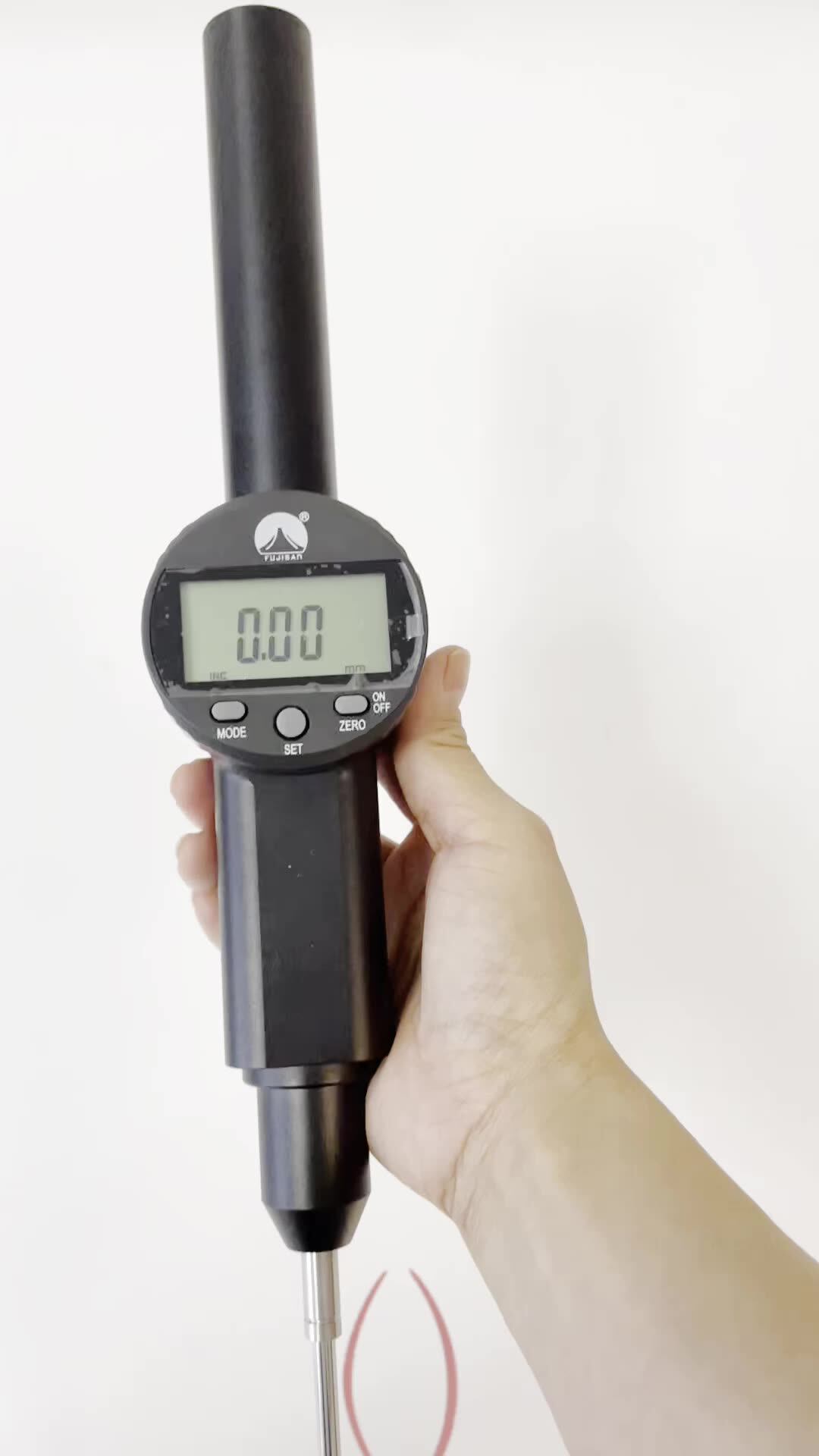 Fujisan 0-100mm Digital Dial Indicator - Precise 0.01mm Resolution