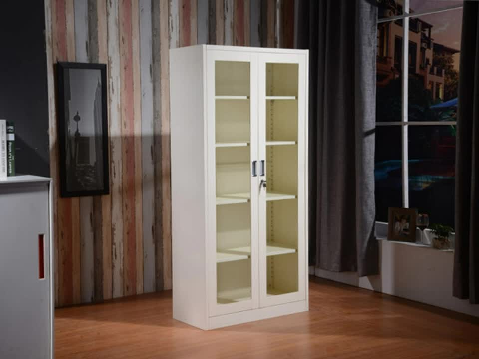 Office Furniture Glass Two Doors Stainless Steel File Buy