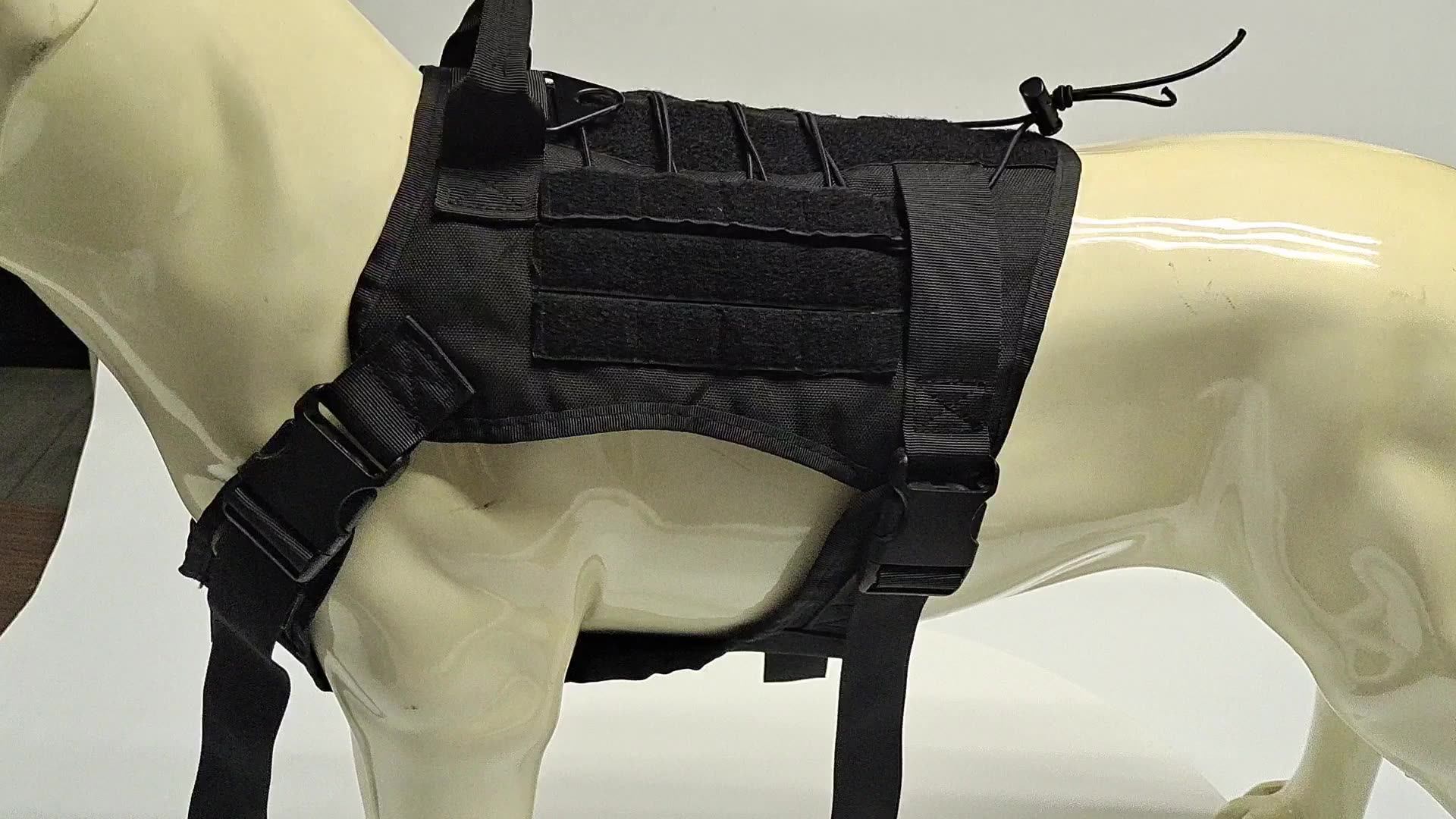 High Quality Customized Tactical Military Dog Hunting Harness,Nopull