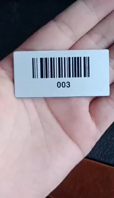 Prototype Tagging Printed Metal Aluminium Asset Tag Metal Aluminium Barcode Labels For Custom ...