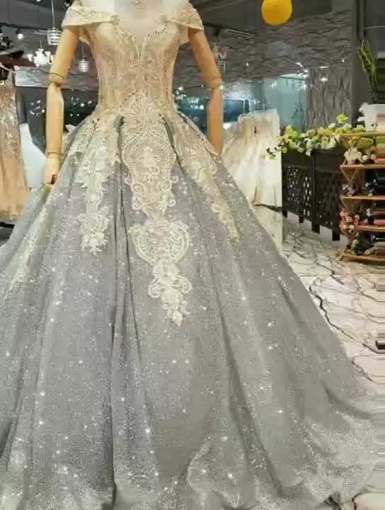 Ls657700 Jancember Off Bahu Terbaru Gray Flower Gaun Pengantin Terbaru Desain Evening Gaun Plus Ukuran Hamil Panjang Gaun Prom Buy Plus Ukuran Hamil