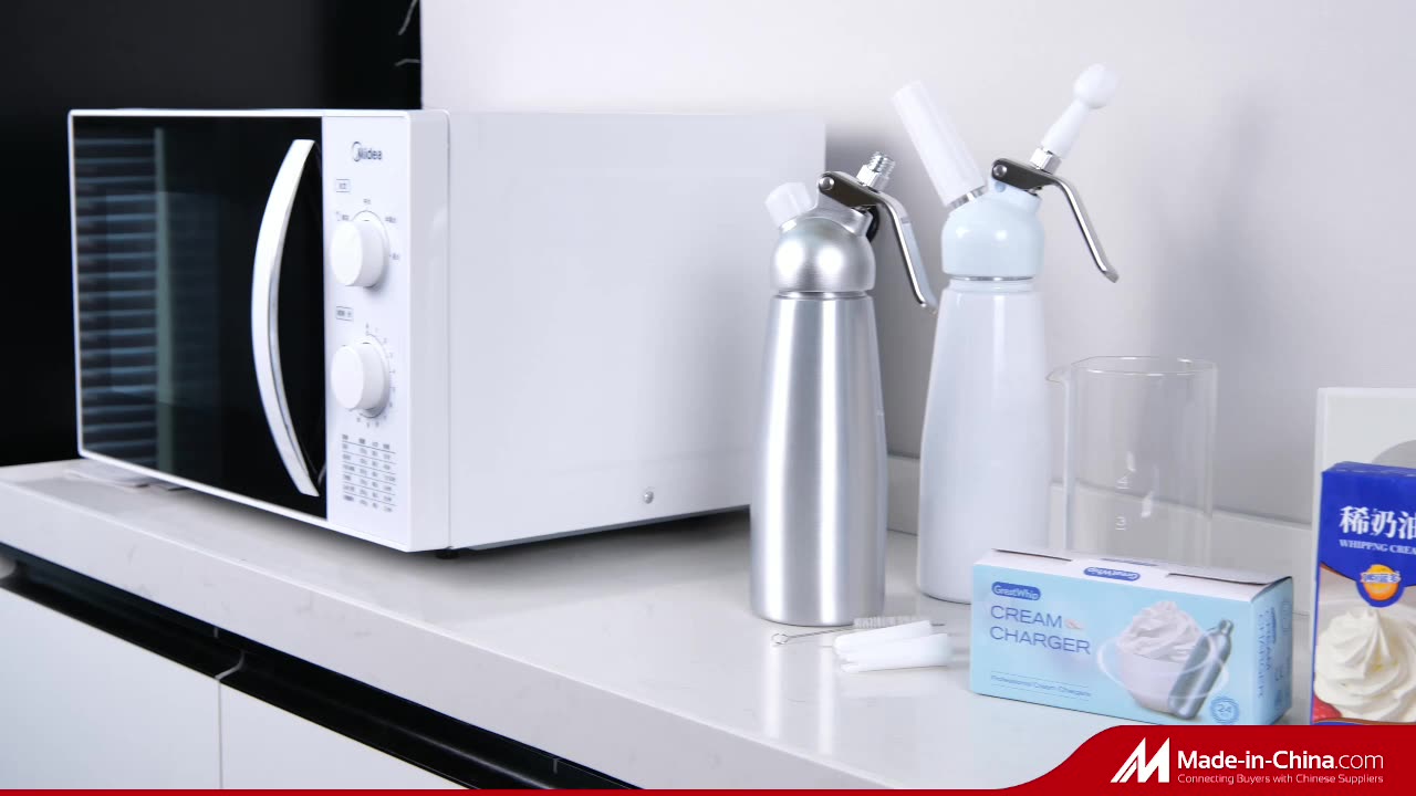 Whipped Cream Dispenser Dessert Tool Stainless Steel Tips Aluminum