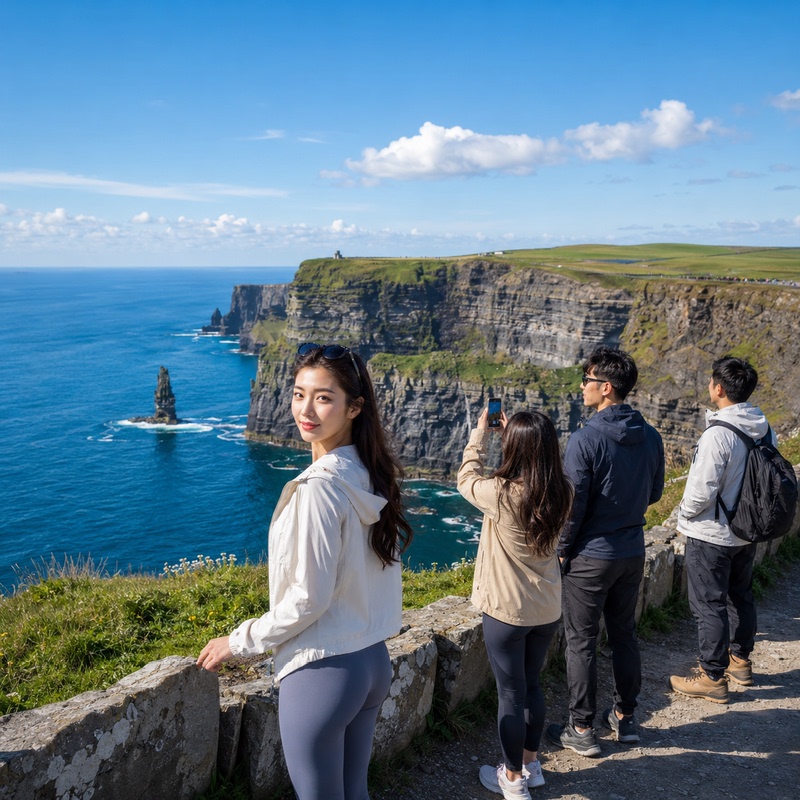 Ireland's Cliffs of Moher Classic 1-Day Tour: Burren National Park, Galway Town, Wild Atlantic Road