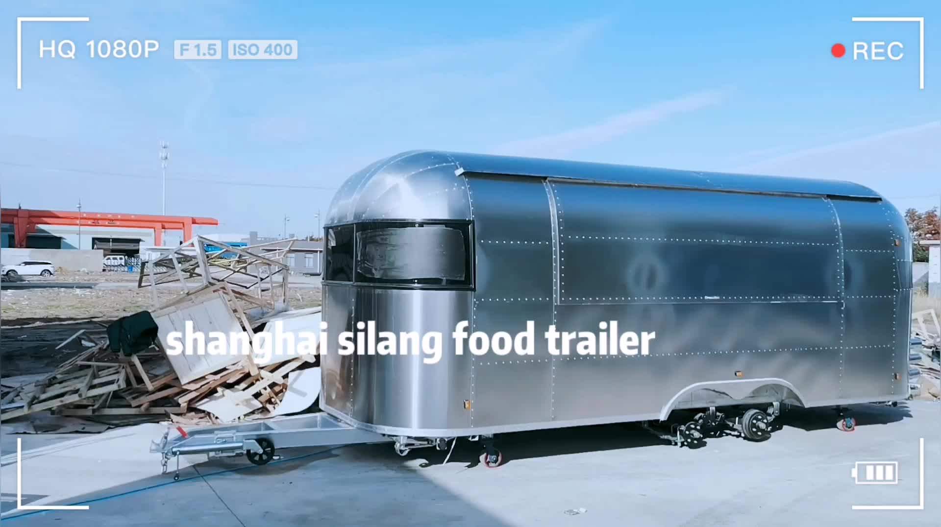 Snack Vending Equipment Coffee Food Trailer Thailand Mobile Food Truck