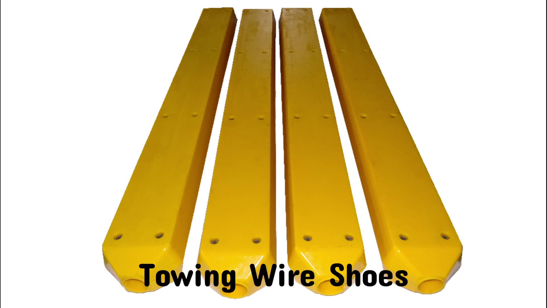 Yellow Polyurethane Pu Towing Wire Shoes Urethane Towing Rope Shoes For ...