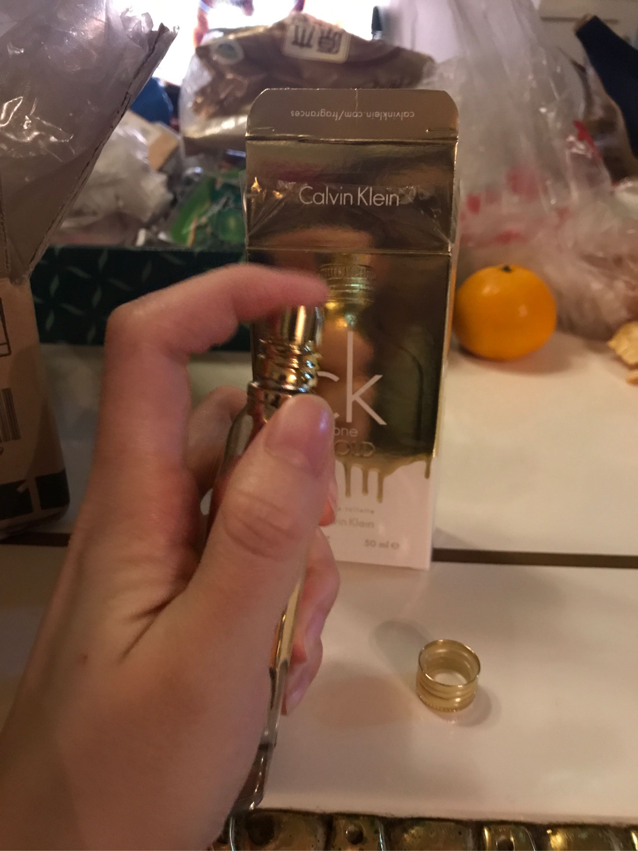 CK炫金限量版淡香水性价比真高，真实上手体验,第8张