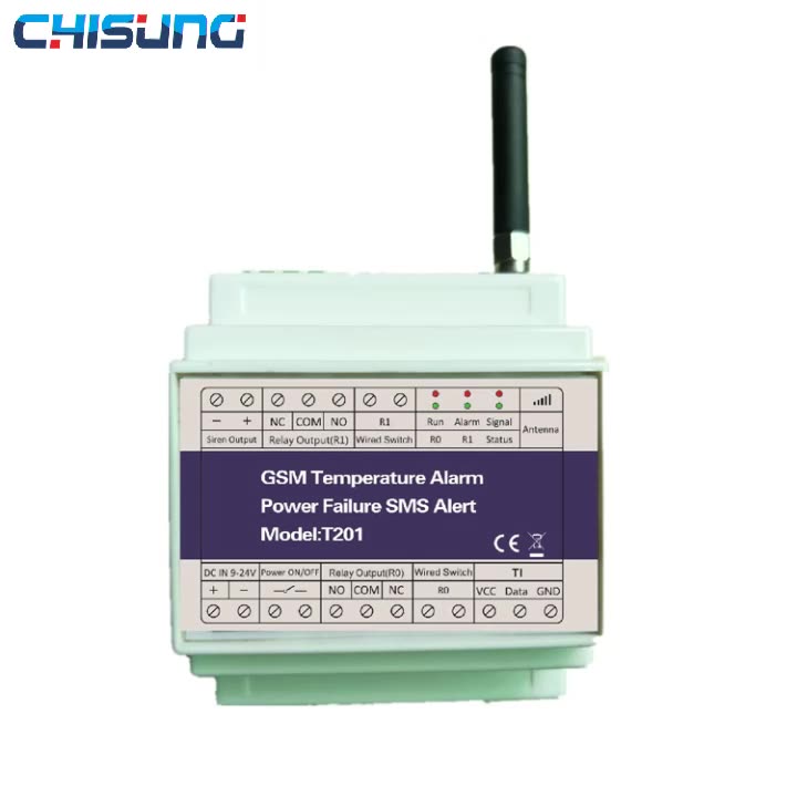 Gsm Remote Relay Switch Access Controller T201 Gsm Temperature Alarm Power Status Monitoring