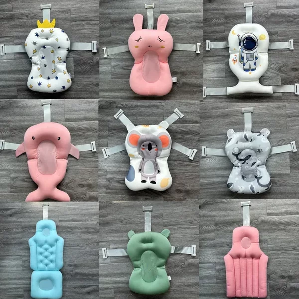 large size baby suspension bed bath mat baby bath bed bath net bath pocket can sit and lie universal bath bed bath mat