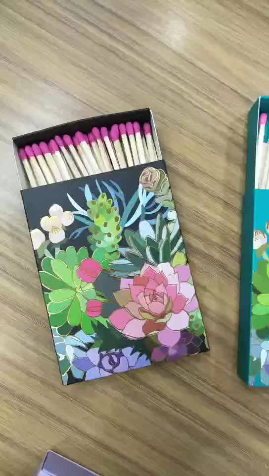 Wooden Safety Scented Matches With Green Tip Buy Match,Scented