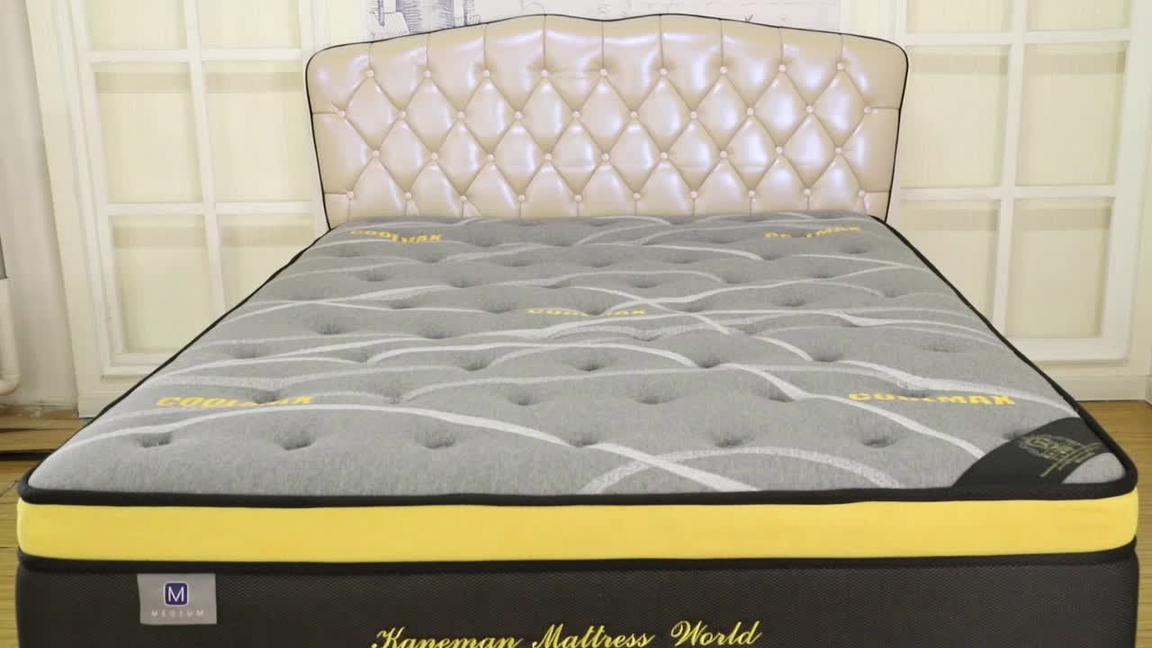 Popular Style 30cm Vacuum Roll Up Pocket Spring Bed Mattress In A Box