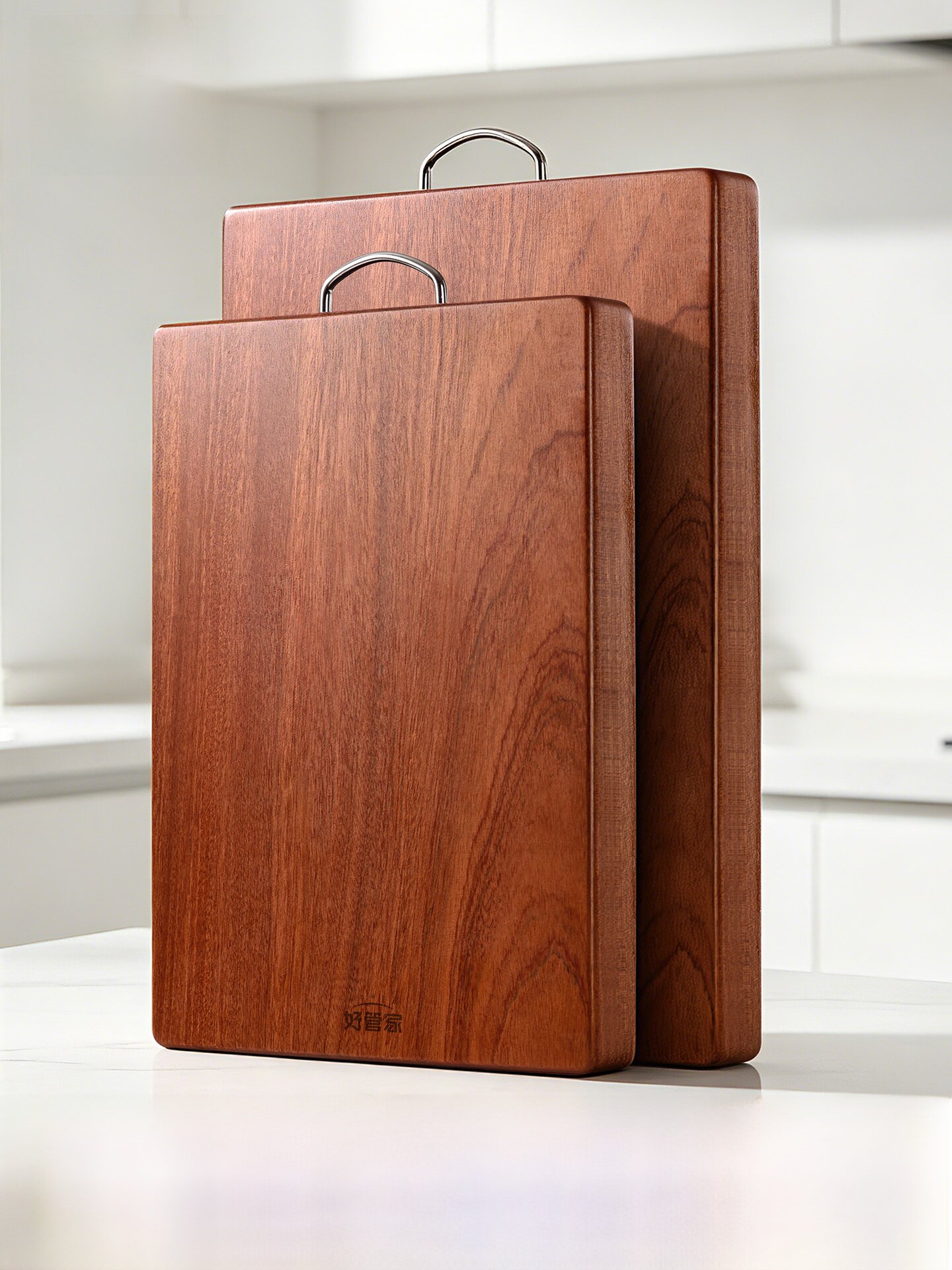 Good Housekeeper Ebony Wood Cutting Board Solid Wood Antibacterial and Mildew Resistant Household Chopping Board Wooden Board Non-Stick Cutting Board