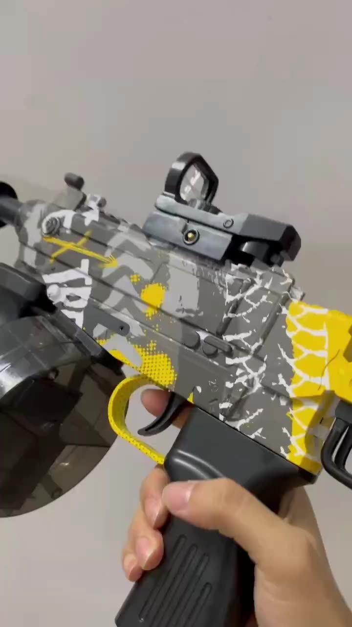 Hot Uzi Trainer Toy Gun Automatic Gel Gun Splatter Ball Outdoor Sports