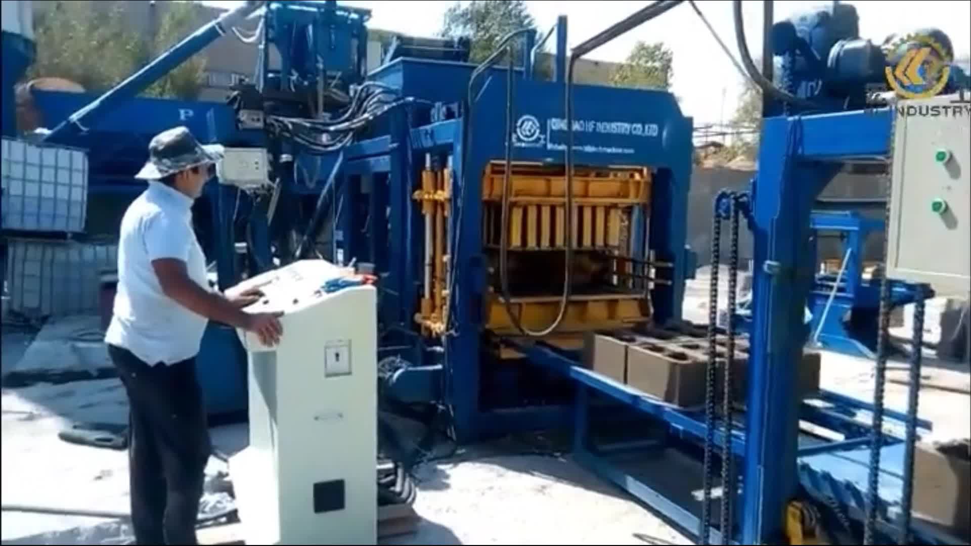 Qt815 Fly Ash Brick Making Machine Widely Used Concrete Block Making