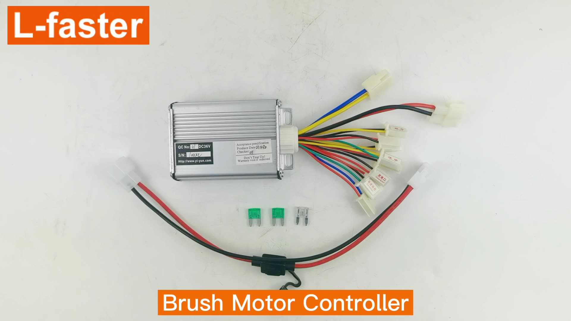 Lfaster 36v 48v 1000w Electric Scooter Motor Controller Speed Dc Brush