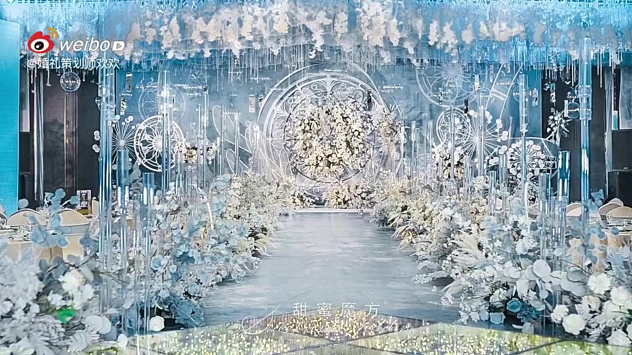 Acrylic10 Heads Candle Holders For Wedding Party Table Centerpieces