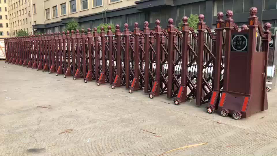 Automatic Driveway Folding Expandable Aluminum Telescopic Retractable