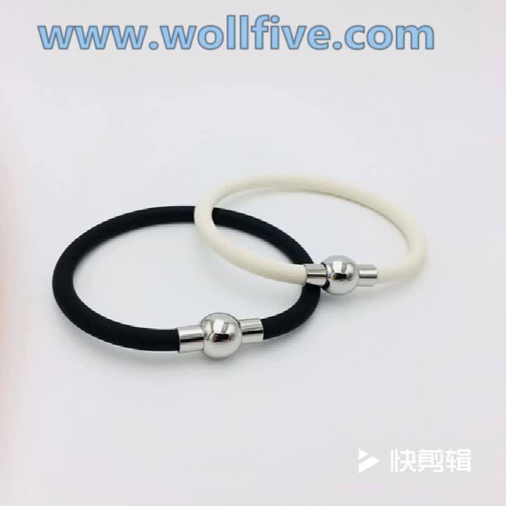 Antifatigue Silicone Energy Ion Balance Germanium Sports Power Custom Golf Silicone Bracelet
