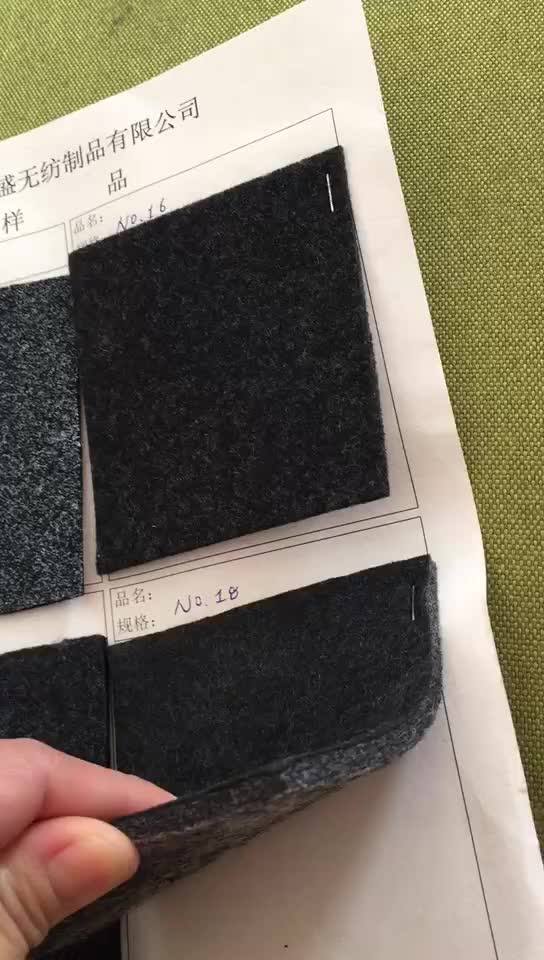 Car Roof Lining Fabric 100polyester Needle Punch Non Woven Fabric Felt