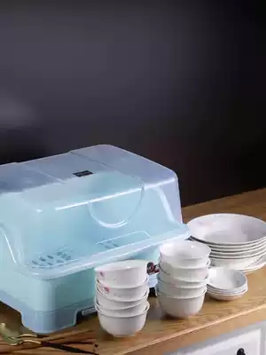 Water filter rack Dish rack chopsticks storage layer shelf Drain rack Overall cabinet storage bowl rack Bowl cabinet Plastic tableware belt