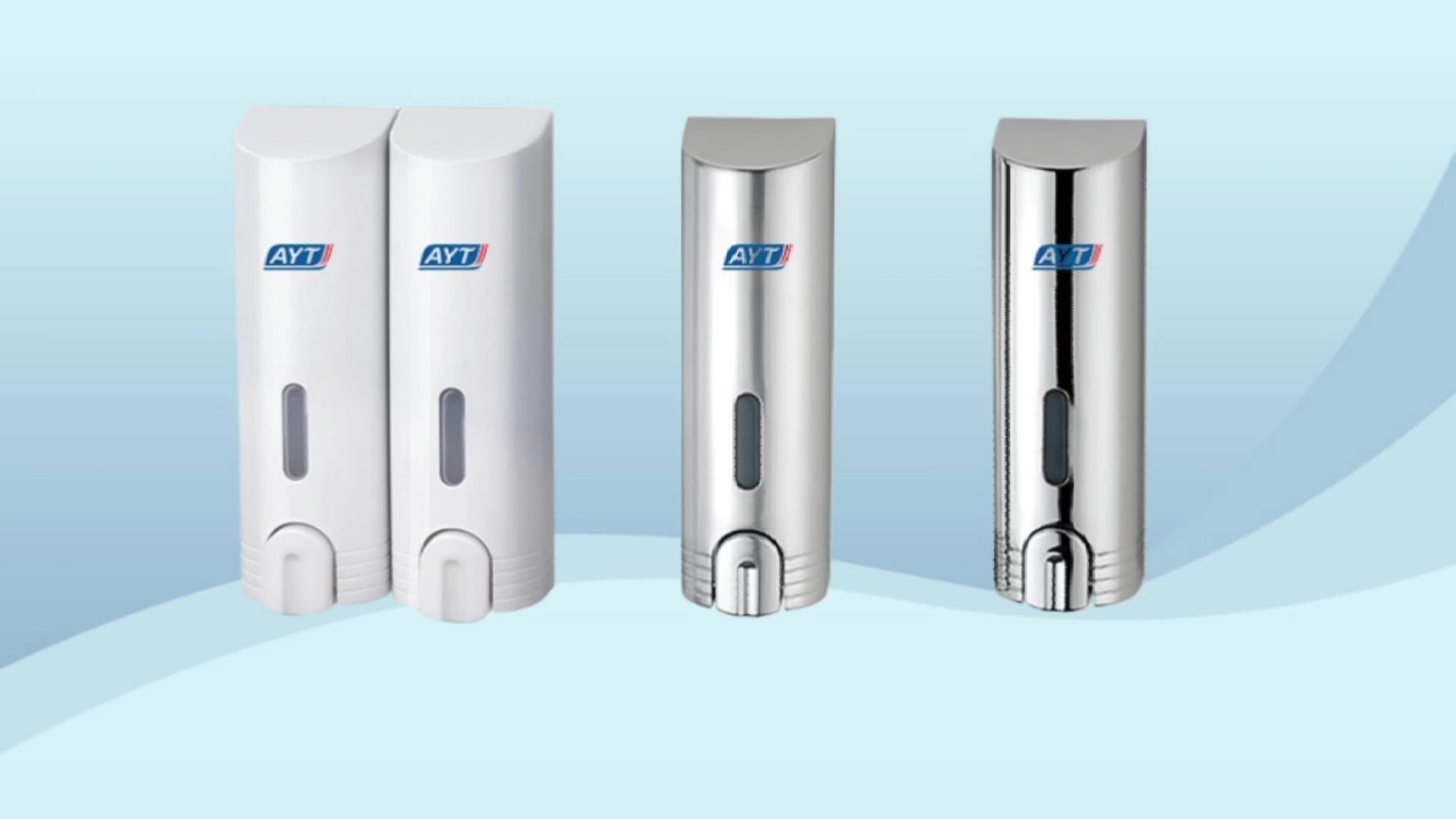 Wholesale Hotel Public Area Double Refillable Hanging Shampoo Shower