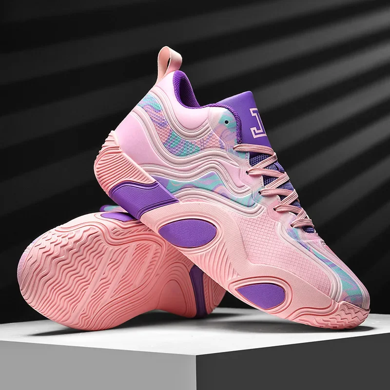 New Basketball Shoes Men's High-top War Boots Children's Big Kids Teenagers Middle School Students Sneakers Concrete Floor sneaker for Men and Women
