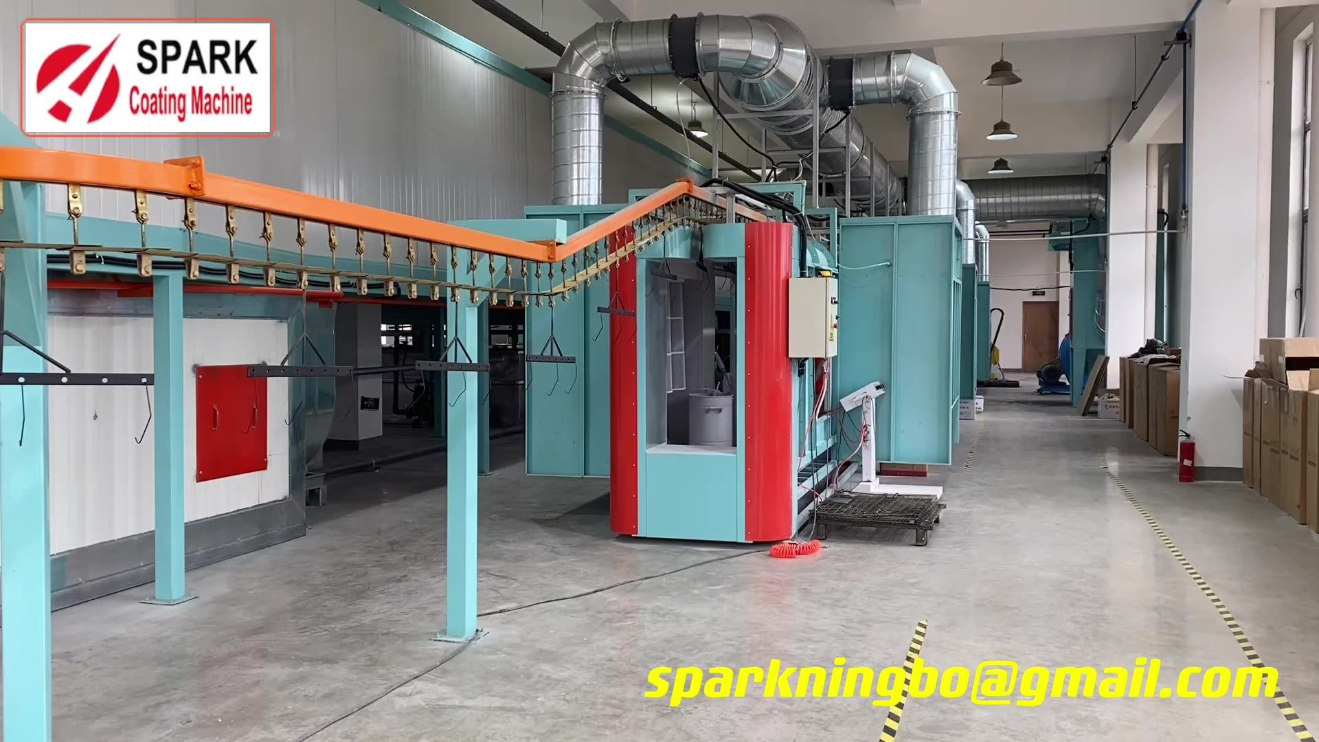2021 New Designed Powder Coating Production Line Buy Automatic Powder