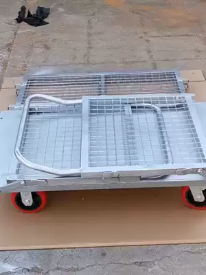 Fence car folding cart fence grid logistics supermarket transfer truck flatbed truck stall multi-purpose trolley