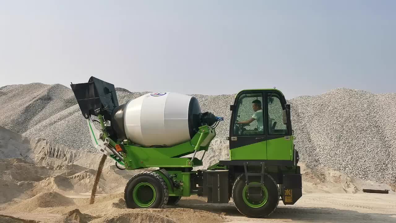 Cmt2000rh New Mini Mobile Mix Cement Truck Self Loading Small Concrete