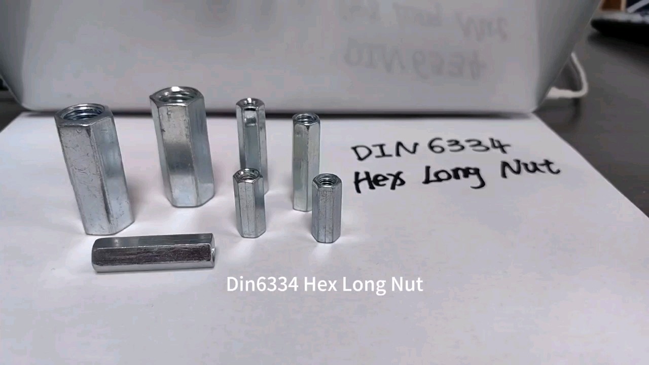 AMF 82677 DIN 6334 Extension Nut, Black, M10/17 mm