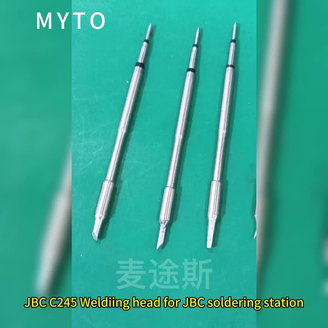C245-C2 Soldering Iron Tip Replacement – Compatible With JBC T245 Stations, Fast Heat-Up, Smooth Tinning, For Electronics Repair And Circuit Board Work