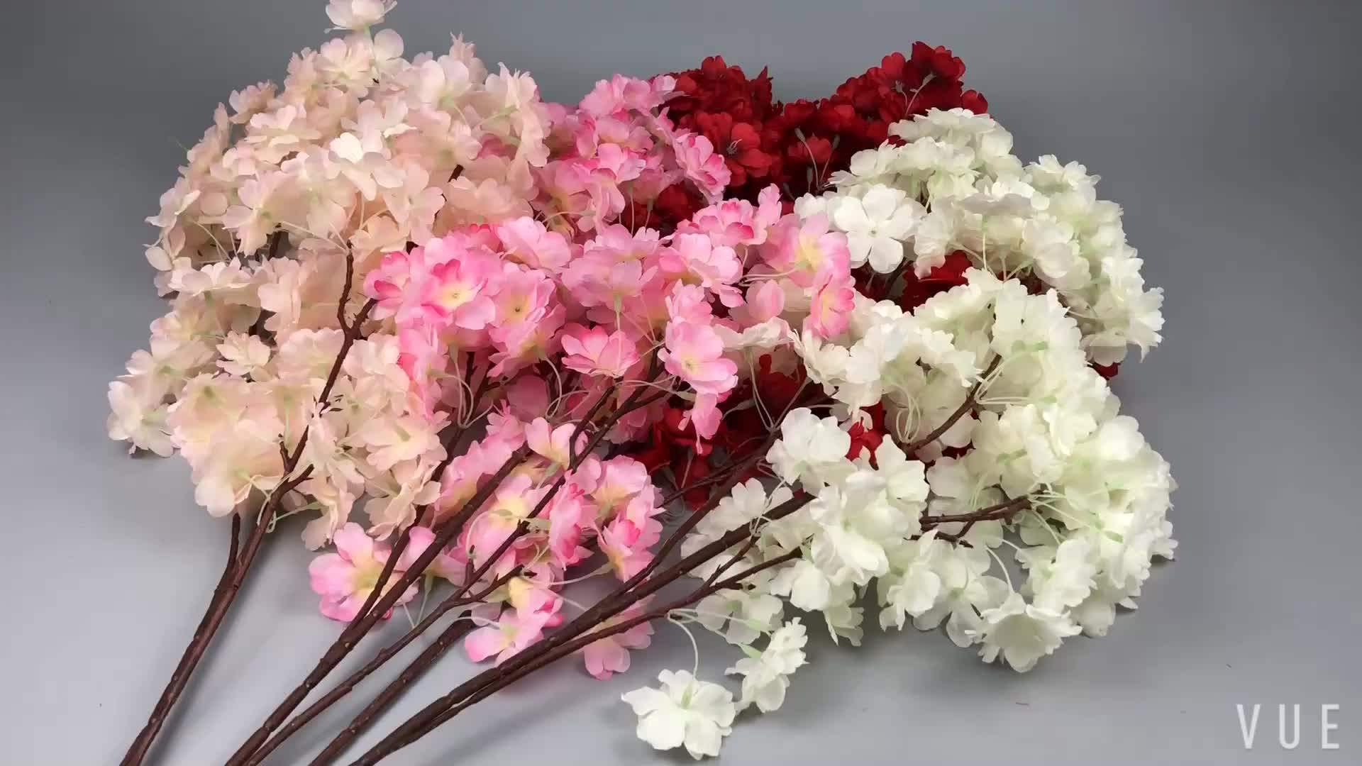 China Silk Vision Flowers Artificial Encrypt Cherry Blossom Wedding