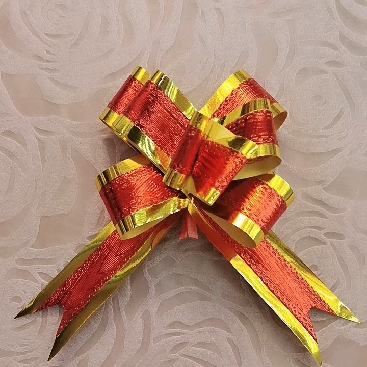 Wholesale Pull Bow 30mm Gold Embossed Highquality Beautiful Bow