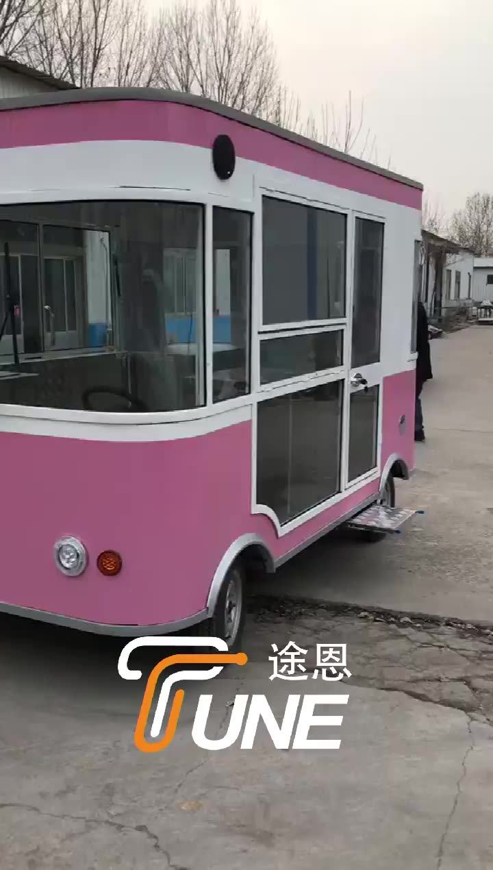 Tune Mobile Deep Fryer Fast Food Trailer Bbq Concession Trailers For