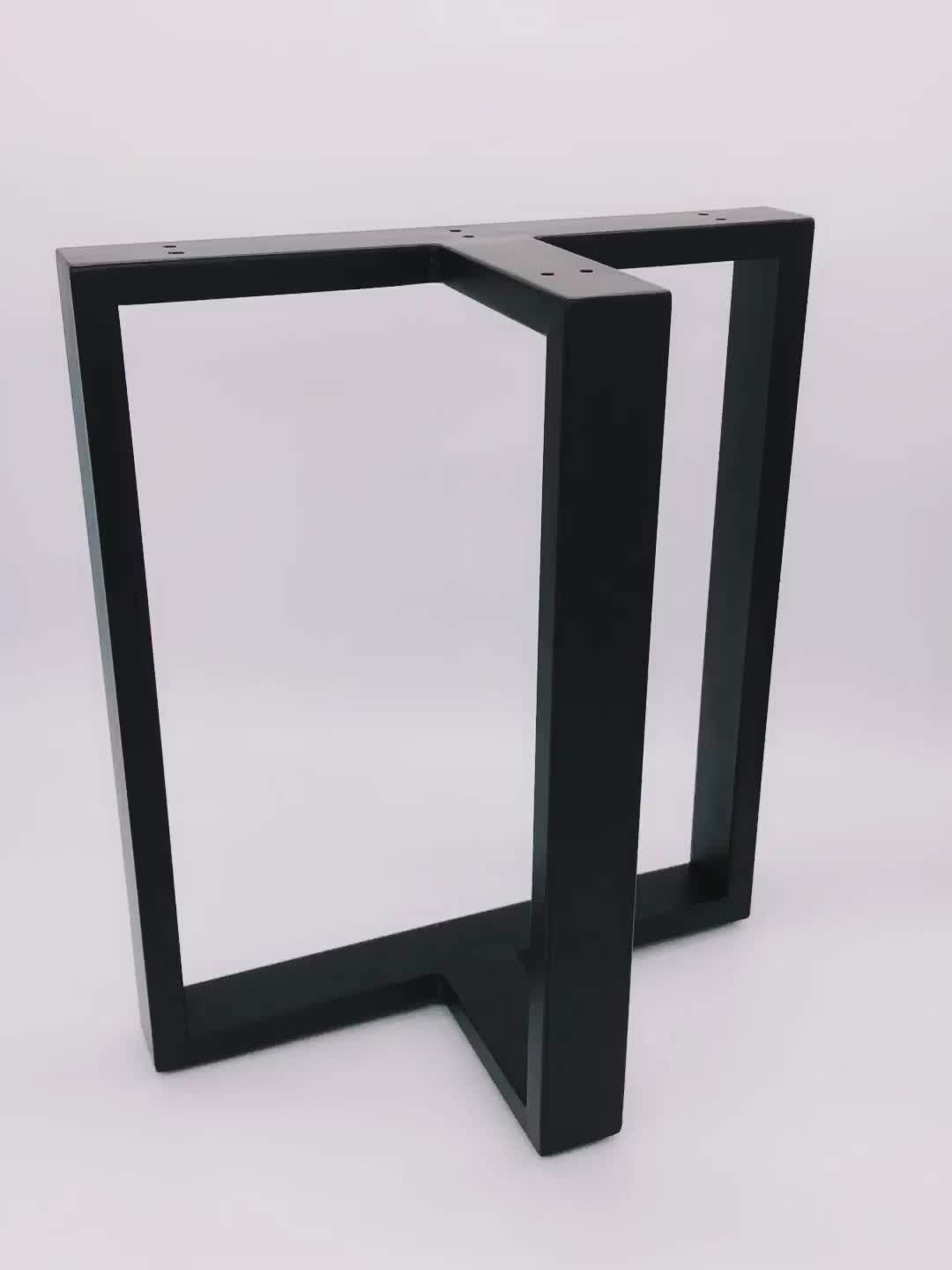 Hot Selling Steel Lshaped Table Legs Black Coffee Table Legs Dining