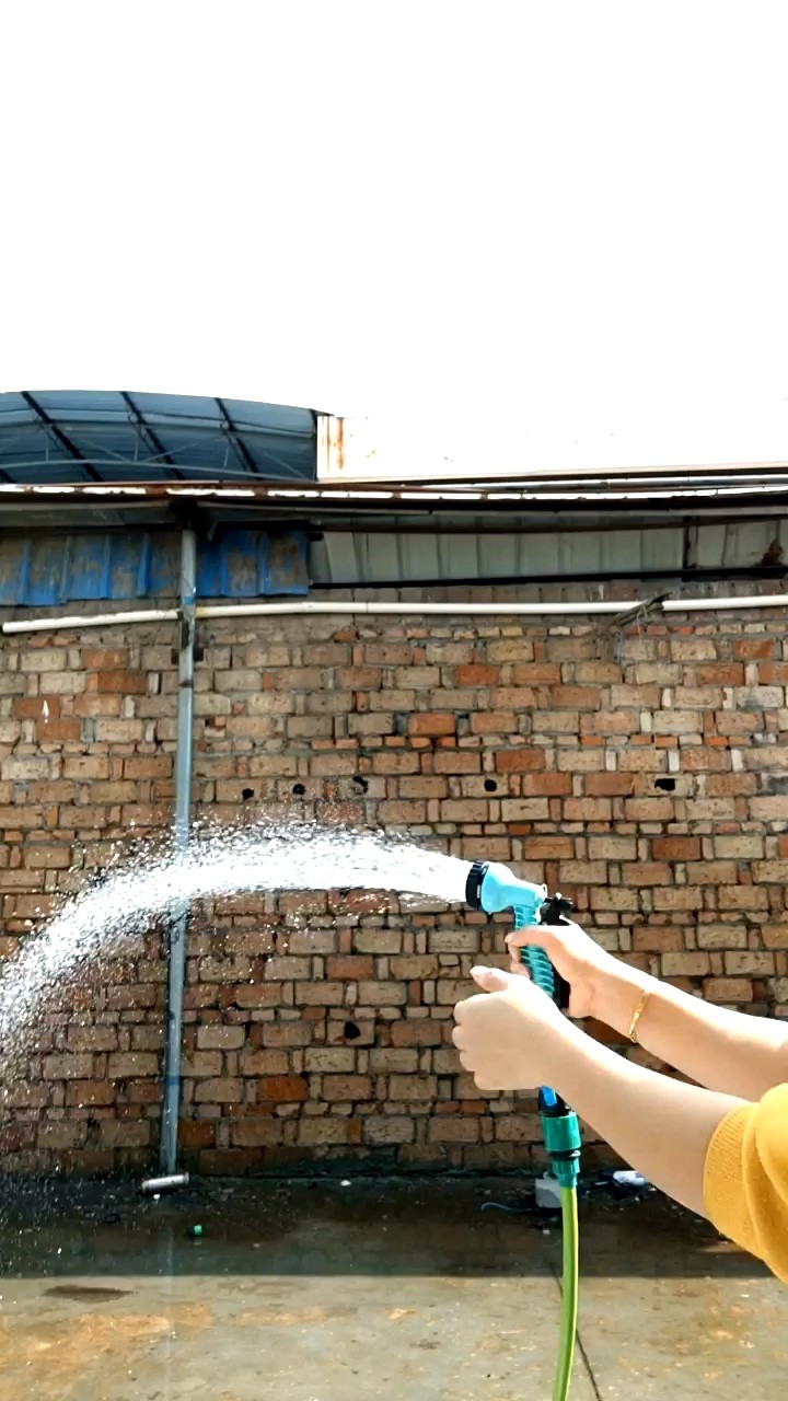 7 Pattern Garden Hose Spray Nozzle Abs Hand Water Hose Nozzle Garden