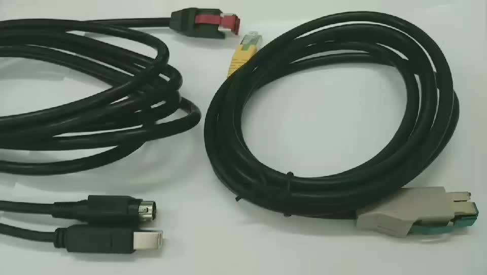 24v/12v Usb Power Din 3p Male To "y" Cables Or Powered Usb 24v 8px1 Cable For Pos Systems Epson