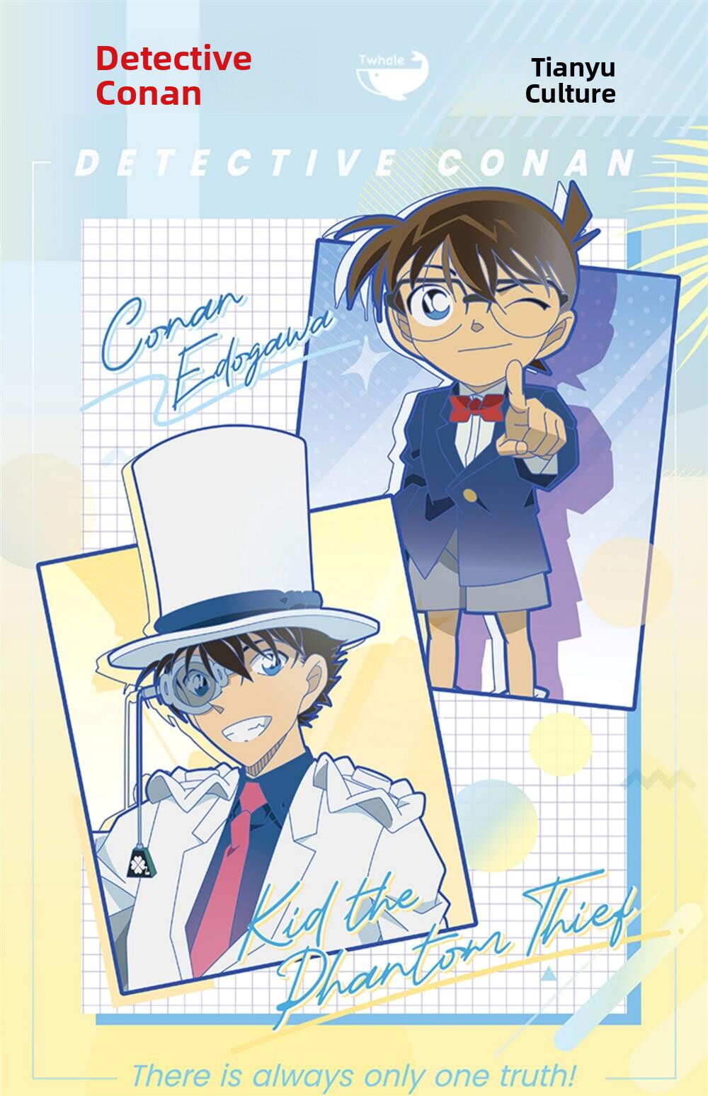 2025new arrival detective conan co-branded pencil case, hit style