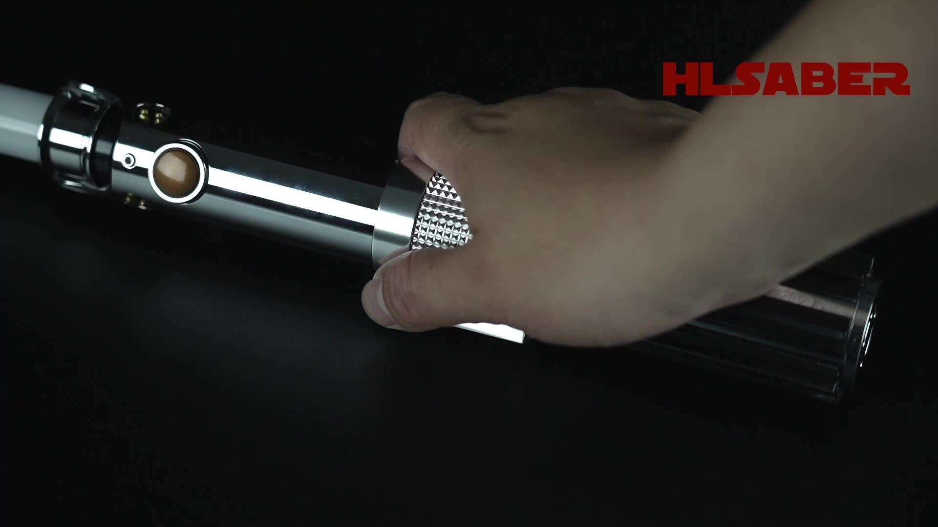 Hl Saber Anakin Black/silver Lightsaber Flashing Led Module Dueling