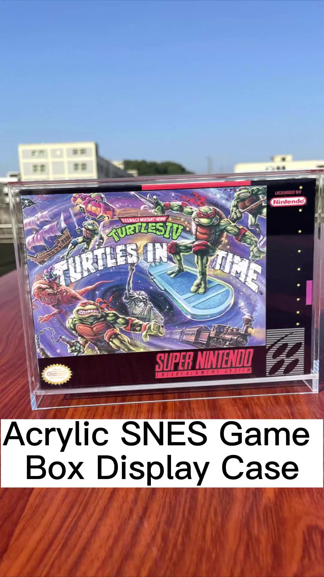 Rayyi Video Game Box Acrylic Protective Display Case For Nintendo Nes