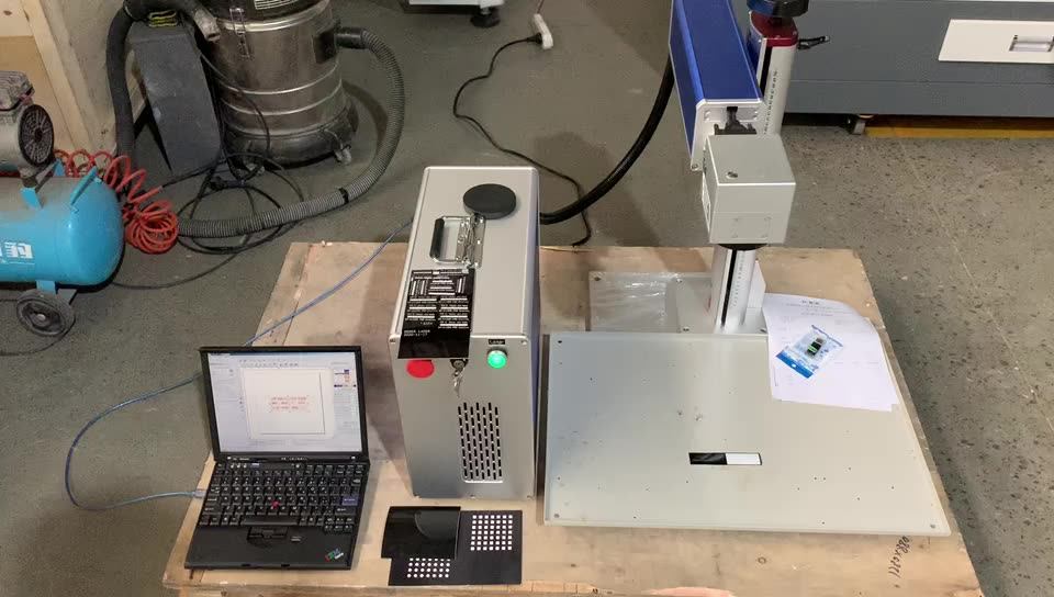 Derek 20w 30w 50w 70w 100w Pet Id Tag Engraving Machine For Marking