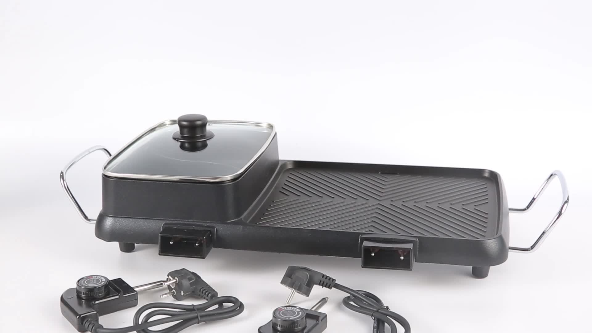 Realbei Al2851 Factory Wholesale Price Electric Grill Flat Pan