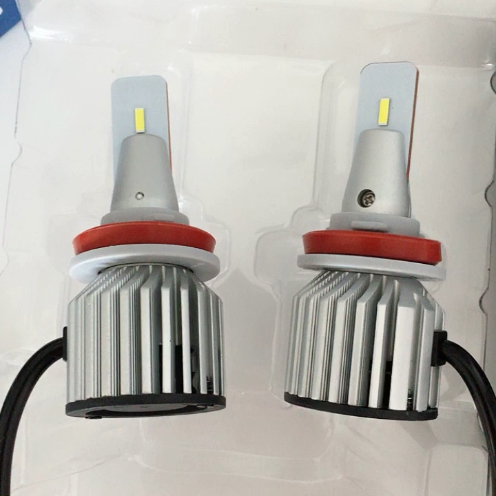 Led Headlight Bulb H11 H8 6000lm Led Xenon White Fan Cooling Motorcycle