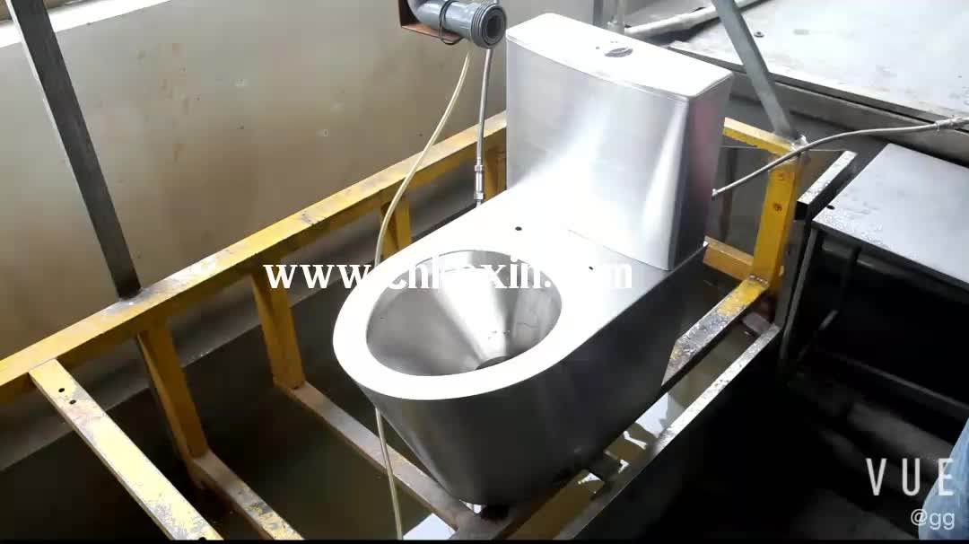 Factory Supply Western Toilet Public Restroom Stainless Steel Toilet