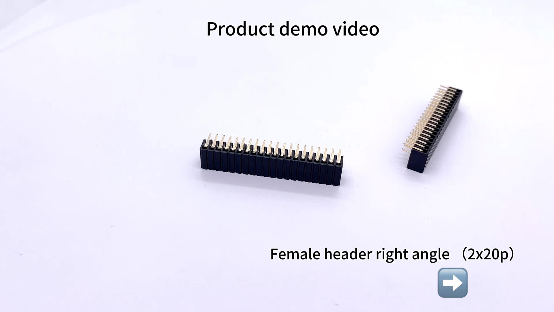 3 Pezzi Pin Headers 2X20 Pin - 2.54mm, Per PCB, Raspberry Pi E Circuiti